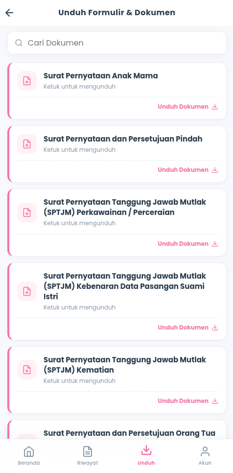 Halaman Unduh